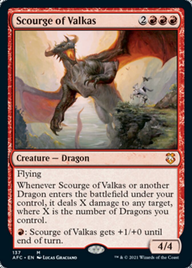 Scourge of Valkas [Dungeons & Dragons: Adventures in the Forgotten Realms Commander] | Exor Games Truro