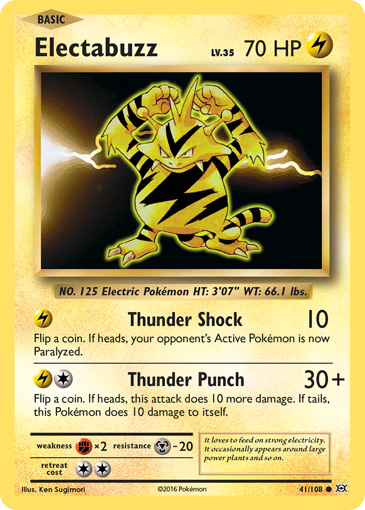 Electabuzz (41/108) [XY: Evolutions] | Exor Games Truro