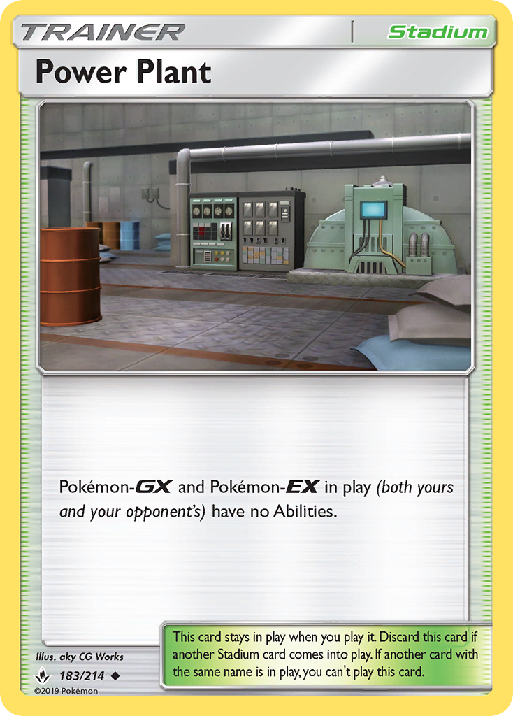 Power Plant (183/214) [Sun & Moon: Unbroken Bonds] | Exor Games Truro