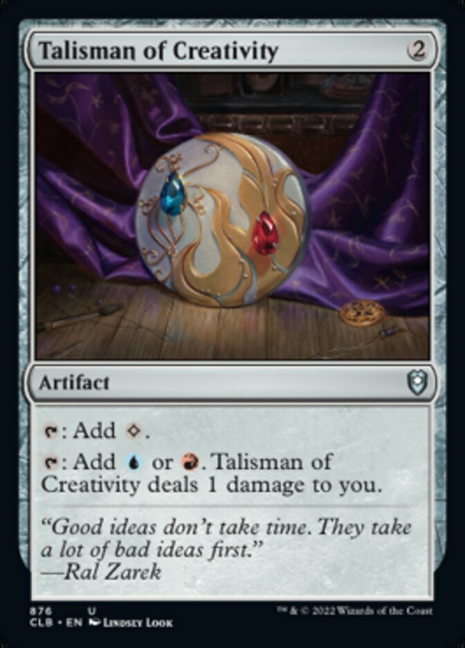 Talisman of Creativity [Commander Legends: Battle for Baldur's Gate] | Exor Games Truro