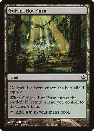 Golgari Rot Farm [Commander 2011] | Exor Games Truro