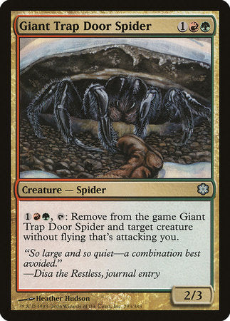 Giant Trap Door Spider [Coldsnap Theme Decks] | Exor Games Truro