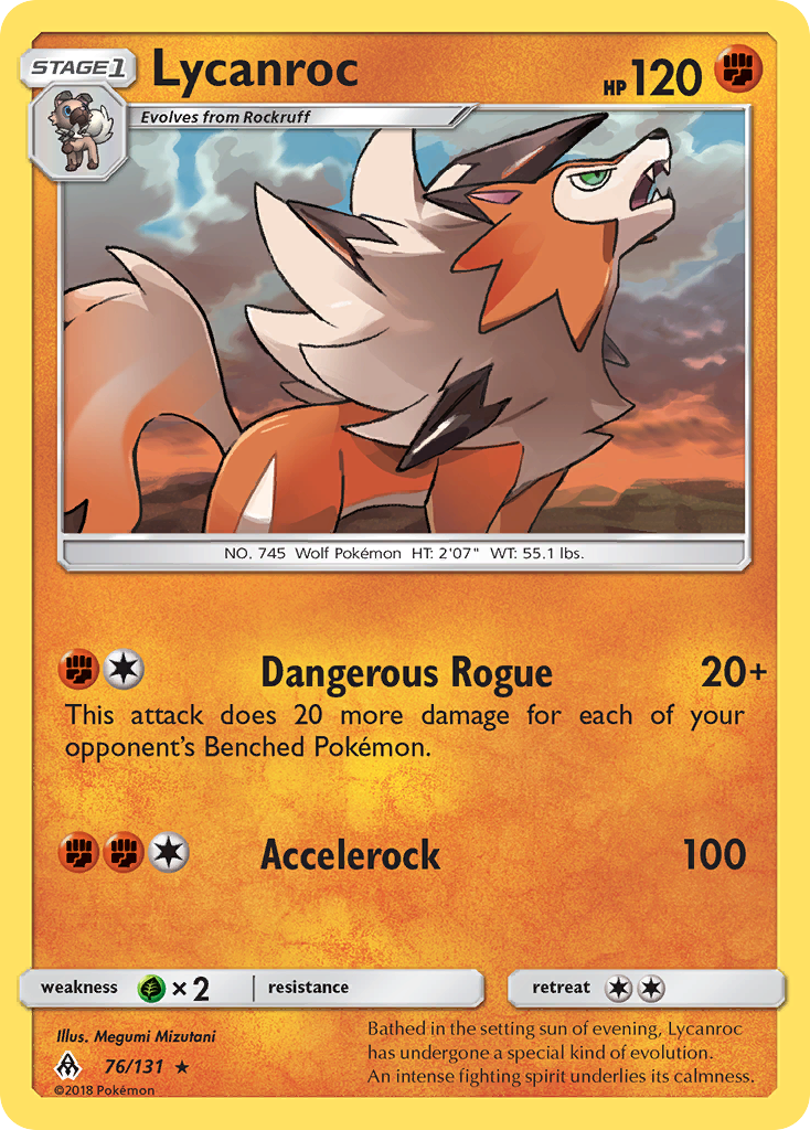 Lycanroc (76/131) [Sun & Moon: Forbidden Light] | Exor Games Truro