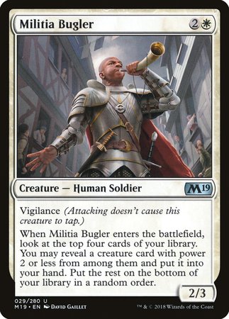 Militia Bugler [Core Set 2019] | Exor Games Truro