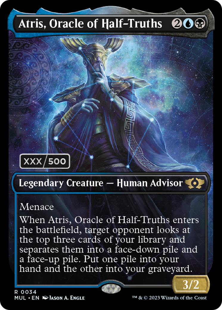 Atris, Oracle of Half-Truths (Serialized) [Multiverse Legends] | Exor Games Truro