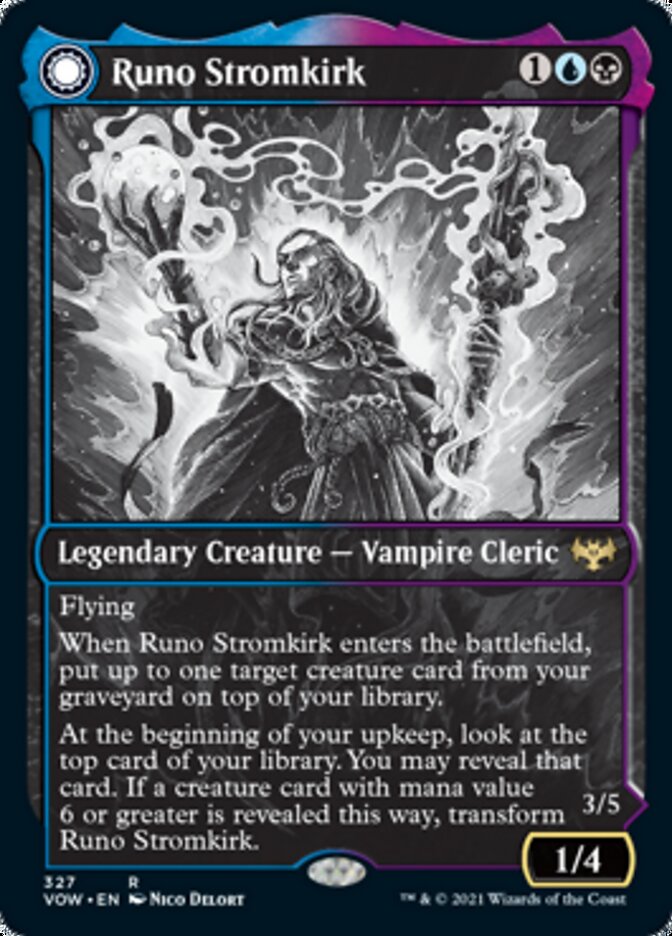 Runo Stromkirk // Krothuss, Lord of the Deep (Showcase Eternal Night) [Innistrad: Crimson Vow] | Exor Games Truro