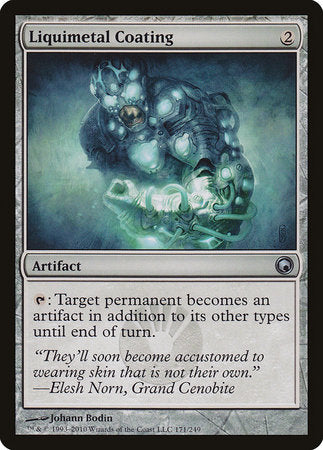 Liquimetal Coating [Scars of Mirrodin] | Exor Games Truro