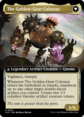 Tetzin, Gnome Champion // The Golden-Gear Colossus (Extended Art) [The Lost Caverns of Ixalan Commander] | Exor Games Truro