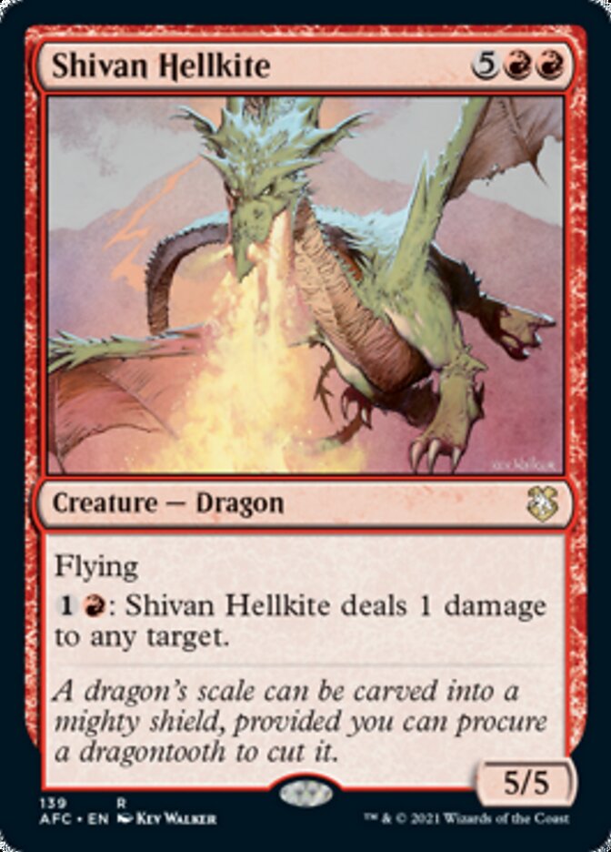 Shivan Hellkite [Dungeons & Dragons: Adventures in the Forgotten Realms Commander] | Exor Games Truro