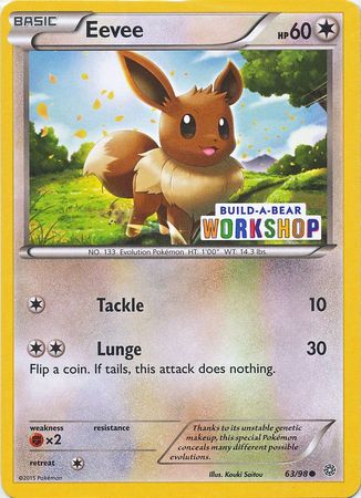 Eevee (63/98) (Build A Bear Workshop Exclusive) [XY: Ancient Origins] | Exor Games Truro