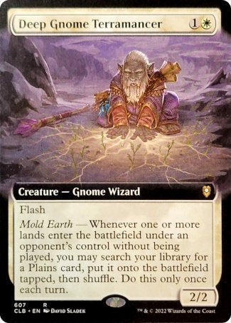 Deep Gnome Terramancer (Extended Art) [Commander Legends: Battle for Baldur's Gate] | Exor Games Truro