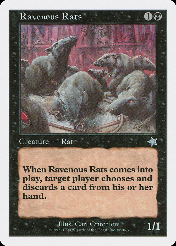 Ravenous Rats [Starter 1999] | Exor Games Truro