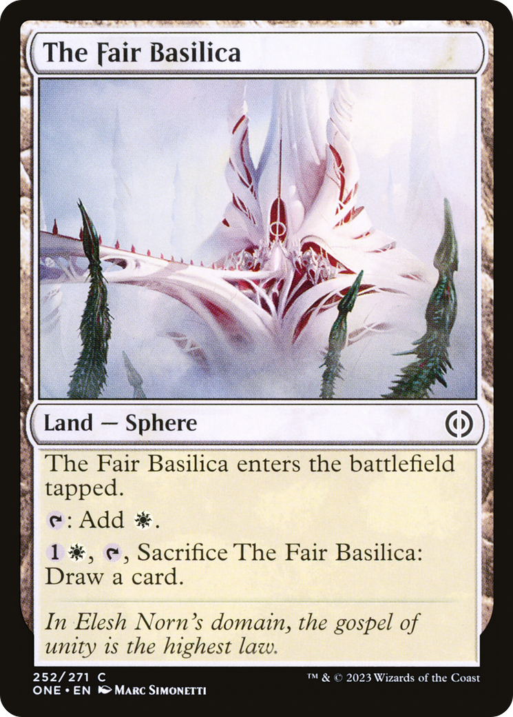 The Fair Basilica [Phyrexia: All Will Be One] | Exor Games Truro