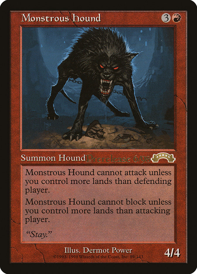 Monstrous Hound [Exodus Promos] | Exor Games Truro