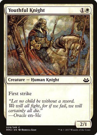 Youthful Knight [Modern Masters 2017] | Exor Games Truro