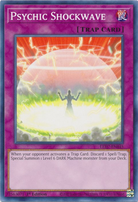 Psychic Shockwave [LED7-EN045] Common | Exor Games Truro