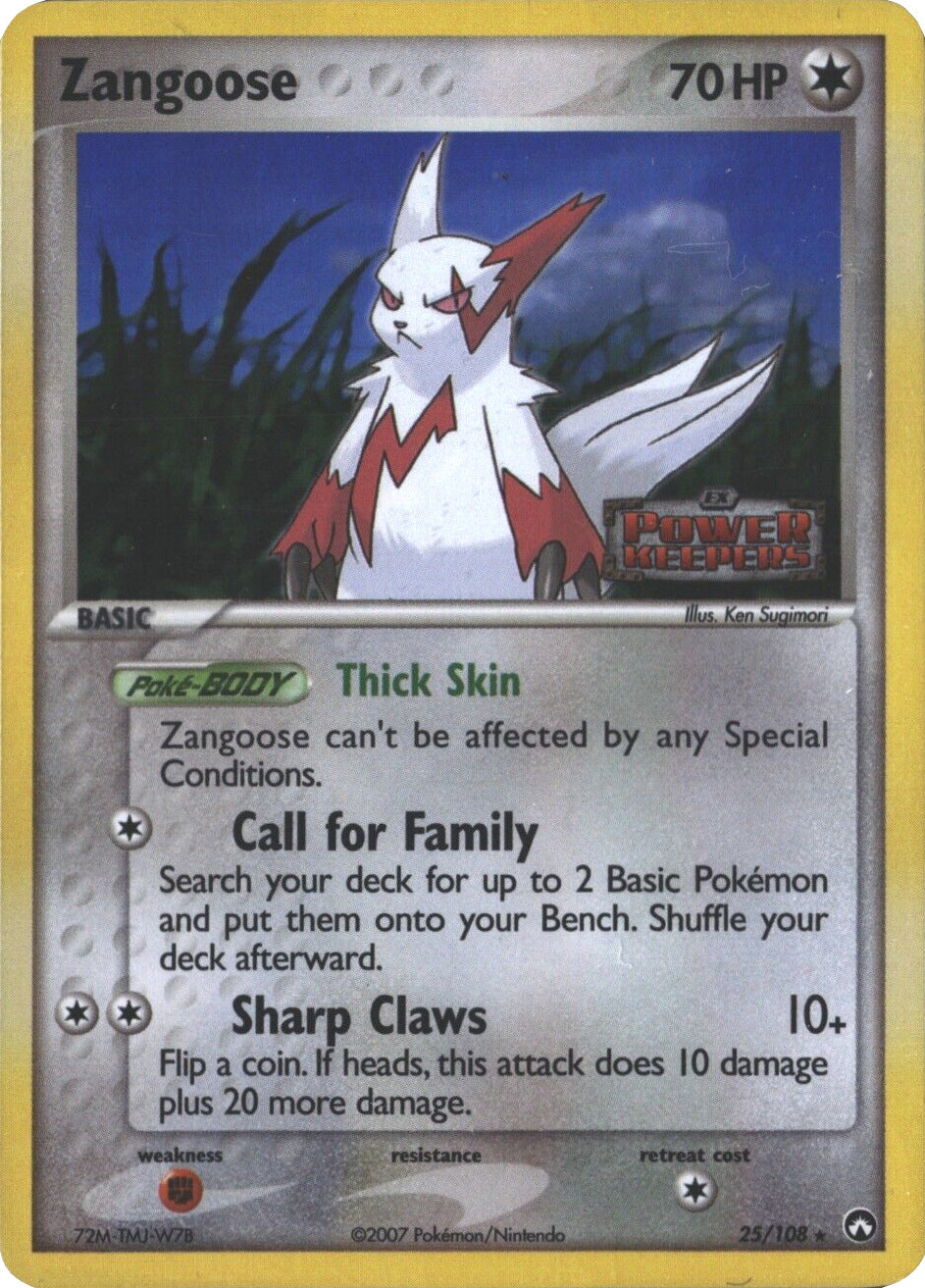 Zangoose (25/108) (Stamped) [EX: Power Keepers] | Exor Games Truro