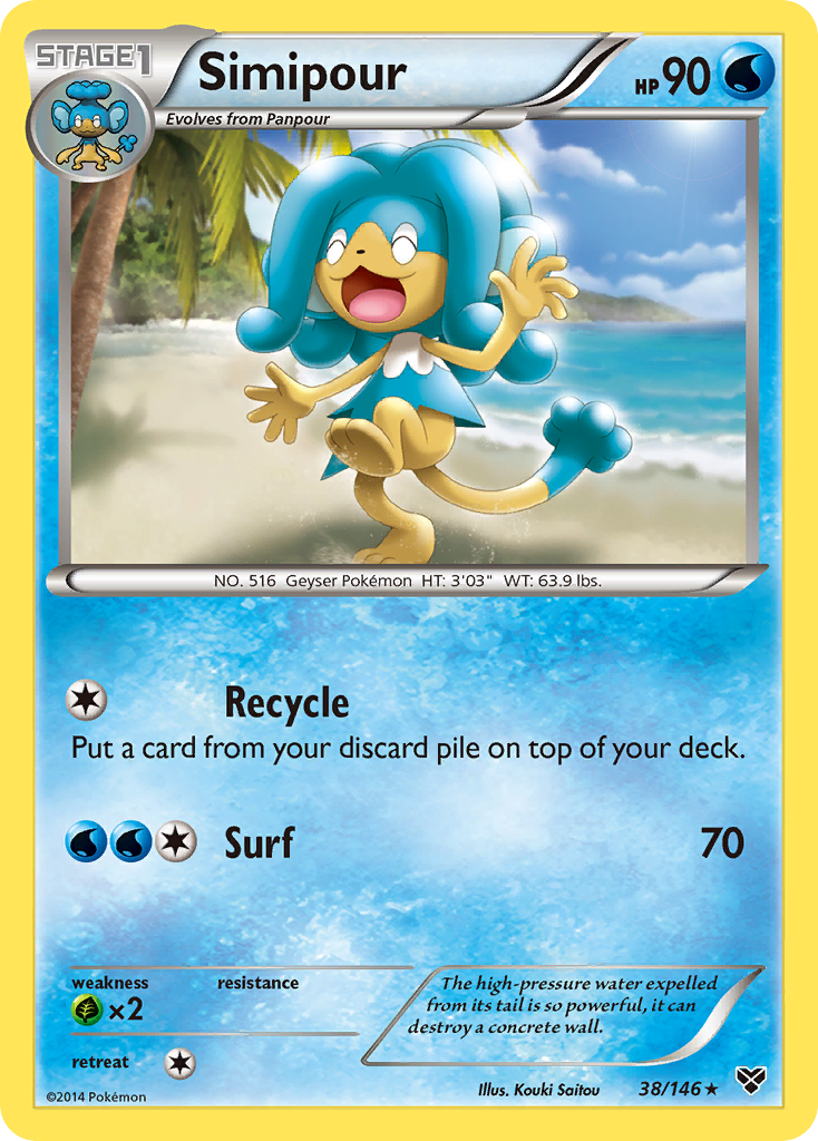 Simipour (38/146) [XY: Base Set] | Exor Games Truro