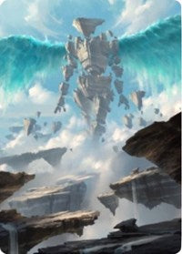 Celestial Colonnade Art Card [Zendikar Rising Art Series] | Exor Games Truro