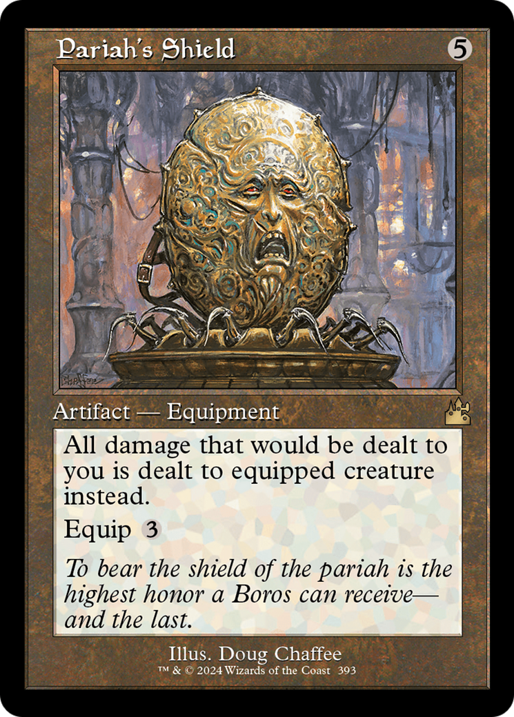 Pariah's Shield (Retro Frame) [Ravnica Remastered] | Exor Games Truro