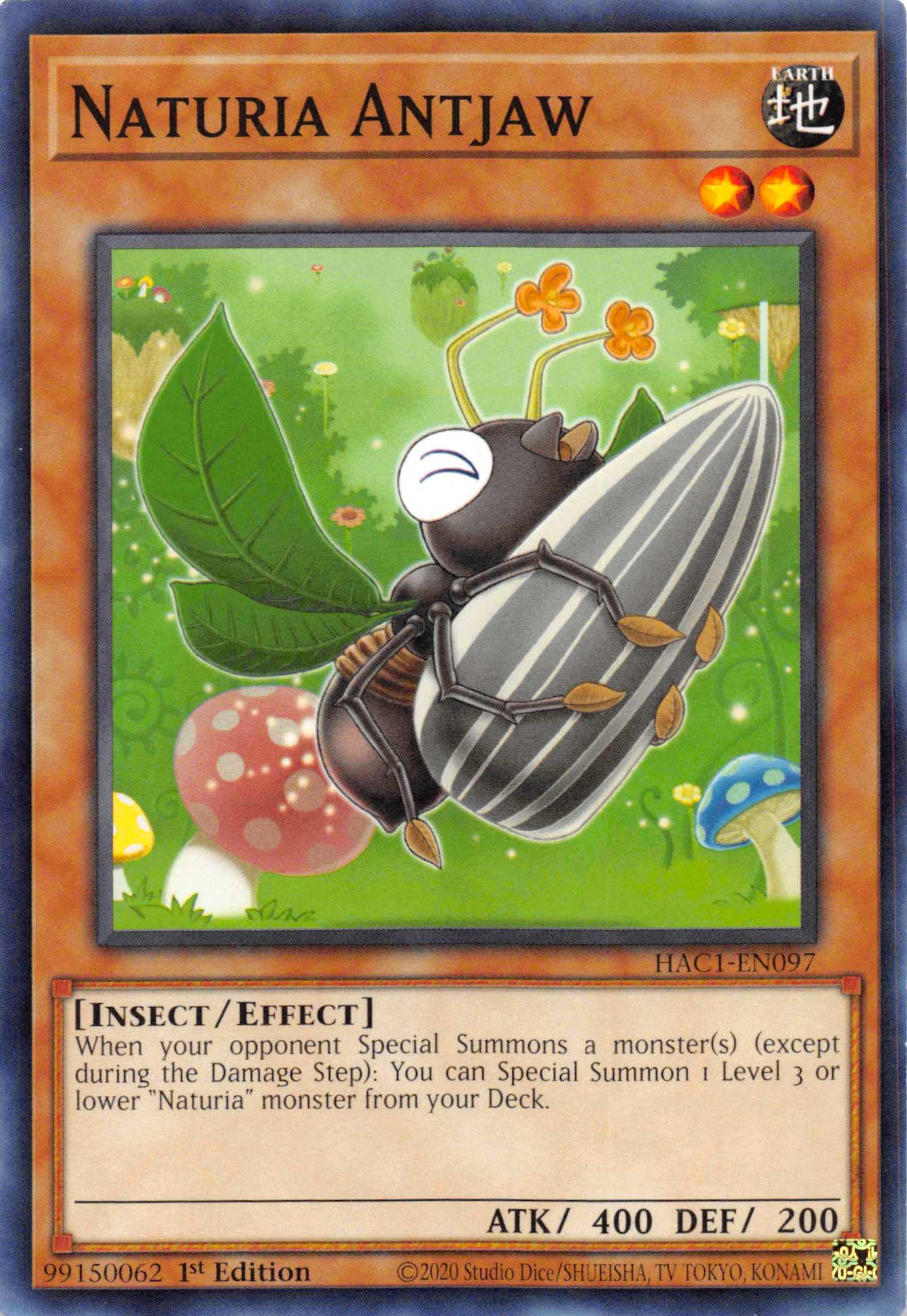Naturia Antjaw [HAC1-EN097] Common | Exor Games Truro