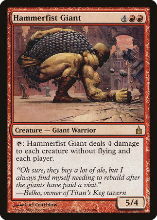 Hammerfist Giant [Ravnica: City of Guilds] | Exor Games Truro