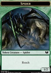 Spider // Wolf Double-Sided Token [Commander 2015 Tokens] | Exor Games Truro