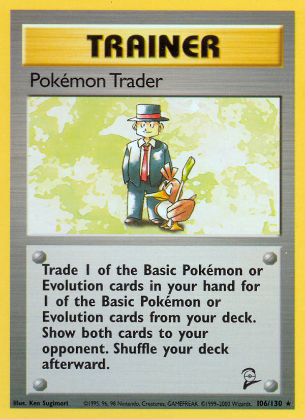 Pokemon Trader (106/130) [Base Set 2] | Exor Games Truro