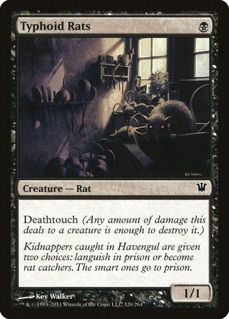 Typhoid Rats [Innistrad] | Exor Games Truro