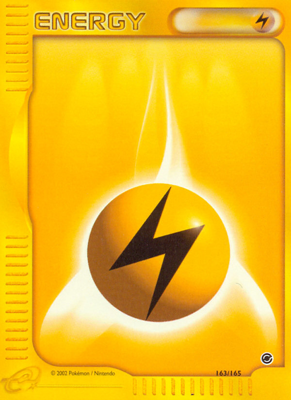 Lightning Energy (163/165) [Expedition: Base Set] | Exor Games Truro