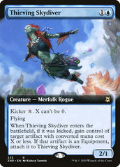 Thieving Skydiver (Extended Art) [Zendikar Rising] | Exor Games Truro