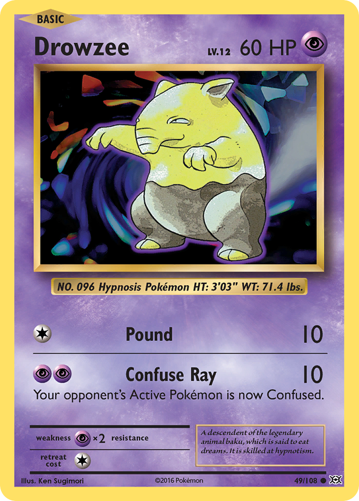 Drowzee (49/108) [XY: Evolutions] | Exor Games Truro