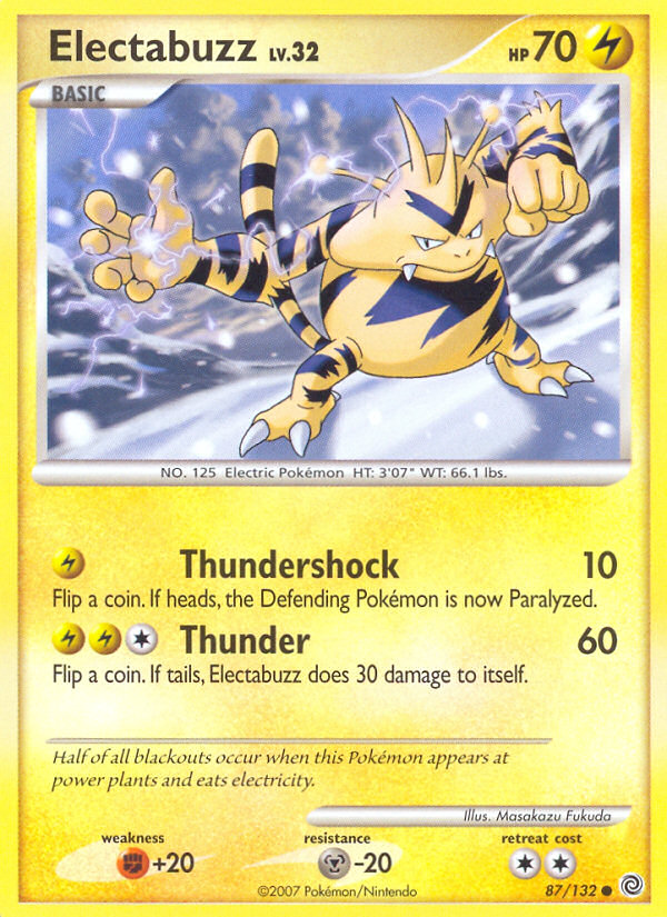 Electabuzz (87/132) [Diamond & Pearl: Secret Wonders] | Exor Games Truro