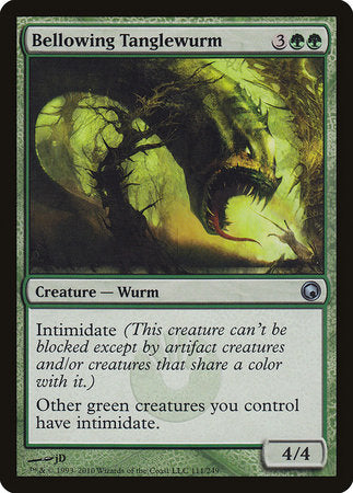 Bellowing Tanglewurm [Scars of Mirrodin] | Exor Games Truro