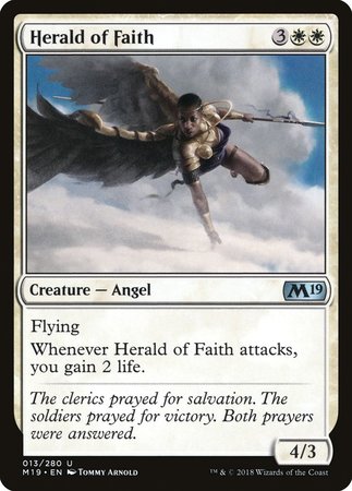 Herald of Faith [Core Set 2019] | Exor Games Truro