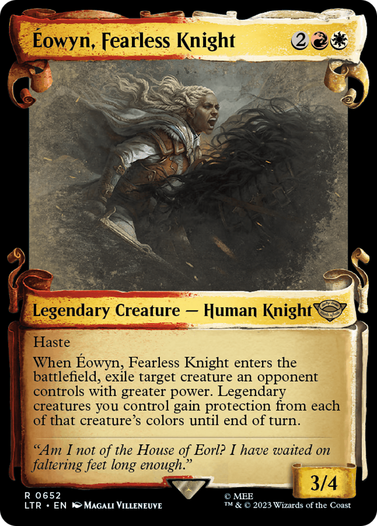 Eowyn, Fearless Knight [The Lord of the Rings: Tales of Middle-Earth Showcase Scrolls] | Exor Games Truro