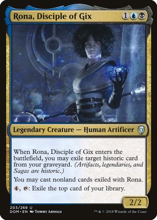 Rona, Disciple of Gix [Dominaria] | Exor Games Truro