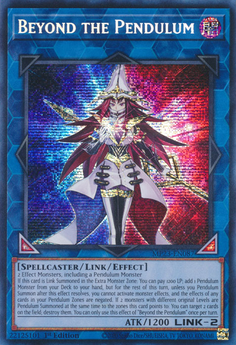 Beyond the Pendulum [MP23-EN087] Prismatic Secret Rare | Exor Games Truro