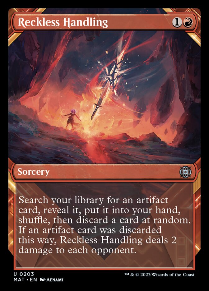 Reckless Handling (Showcase Halo Foil) [March of the Machine: The Aftermath] | Exor Games Truro