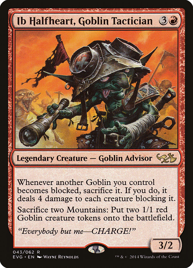 Ib Halfheart, Goblin Tactician (Elves vs. Goblins) [Duel Decks Anthology] | Exor Games Truro