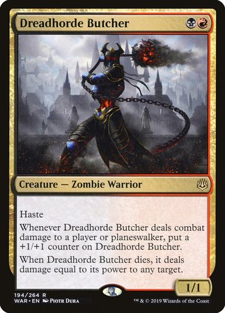 Dreadhorde Butcher [War of the Spark] | Exor Games Truro