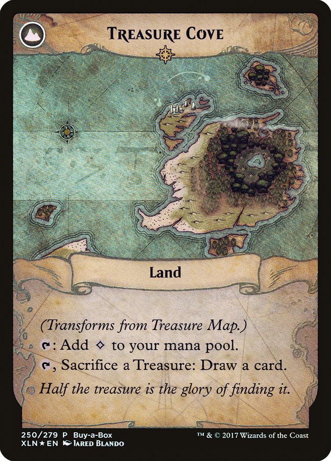 Treasure Map // Treasure Cove (Buy-A-Box) [Ixalan Treasure Chest] | Exor Games Truro