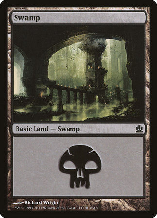 Swamp (310) [Commander 2011] | Exor Games Truro