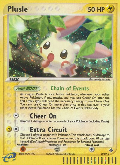 Plusle (8/97) [EX: Dragon] | Exor Games Truro