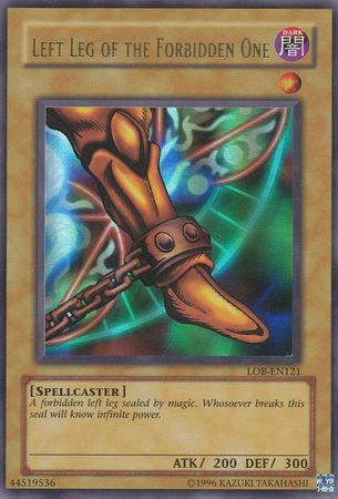 Left Leg of the Forbidden One [LOB-EN121] Ultra Rare | Exor Games Truro