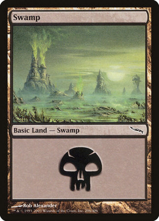 Swamp (296) [Mirrodin] | Exor Games Truro