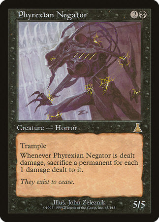 Phyrexian Negator [Urza's Destiny] | Exor Games Truro