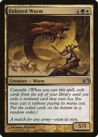 Enlisted Wurm [Planechase 2012] | Exor Games Truro