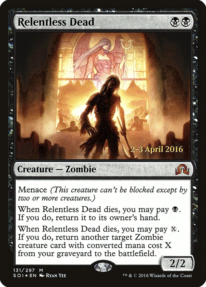 Relentless Dead [Shadows over Innistrad Prerelease Promos] | Exor Games Truro