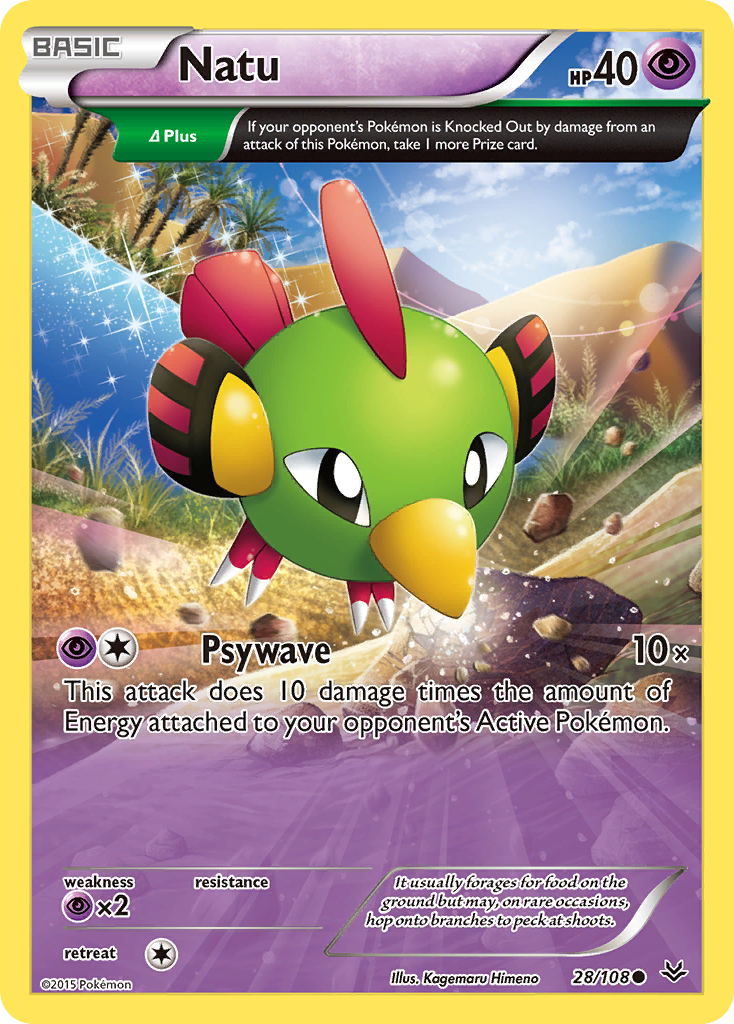 Natu (28/108) [XY: Roaring Skies] | Exor Games Truro